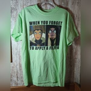 Disney Light Green Villains Graphic Tee